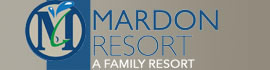 logo for MarDon Resort on Potholes Reservoir