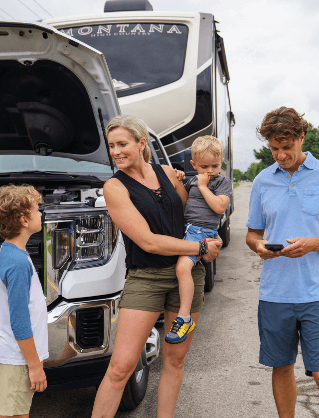 Family Vehicle battery recharging for travel