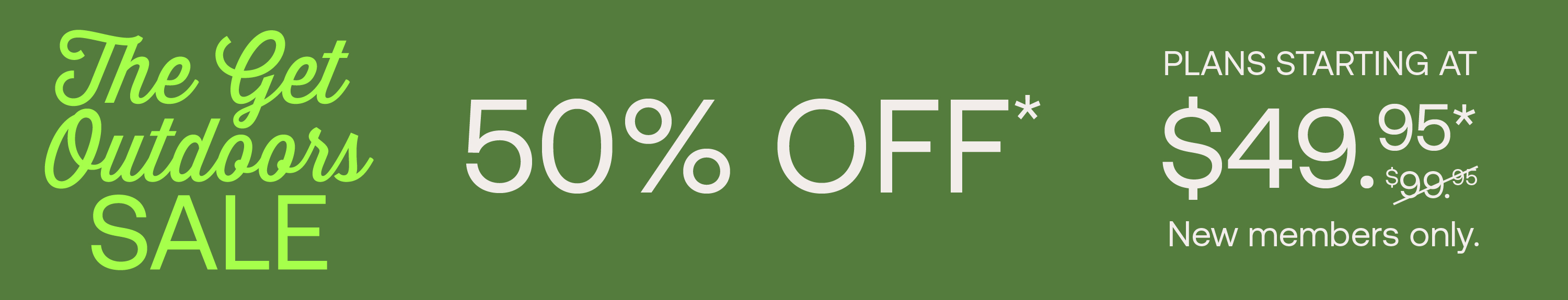 Get Outdoors Sale