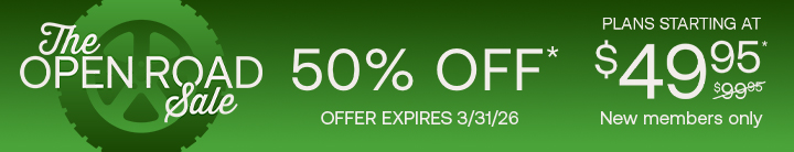 Open Road Sale