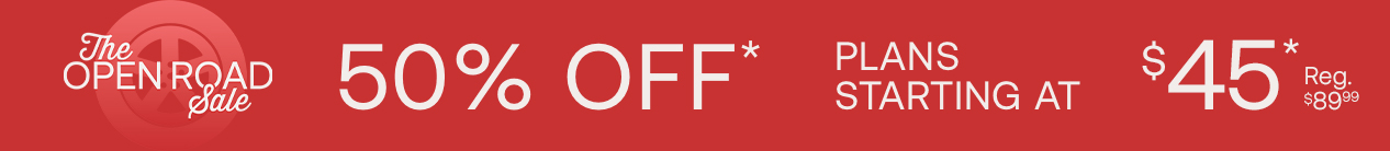 Open Road Sale