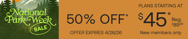 National Park Week Sale