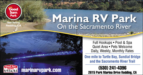 Marina RV Park - Redding campgrounds | Good Sam Club