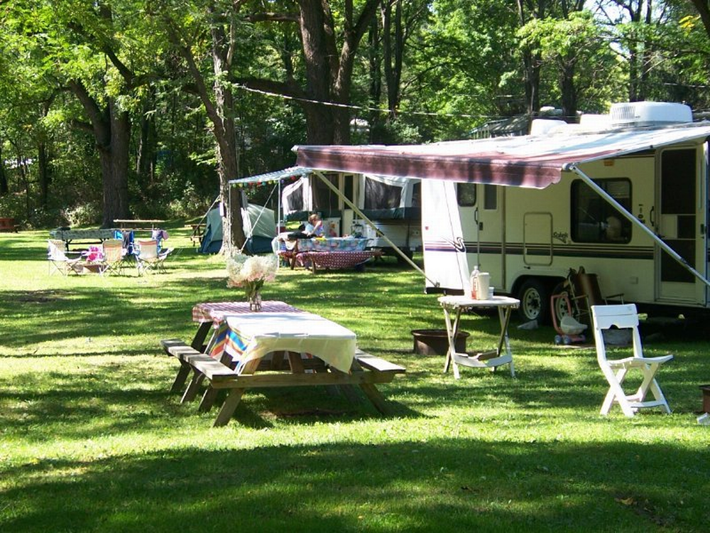 RV sites with picnic tables