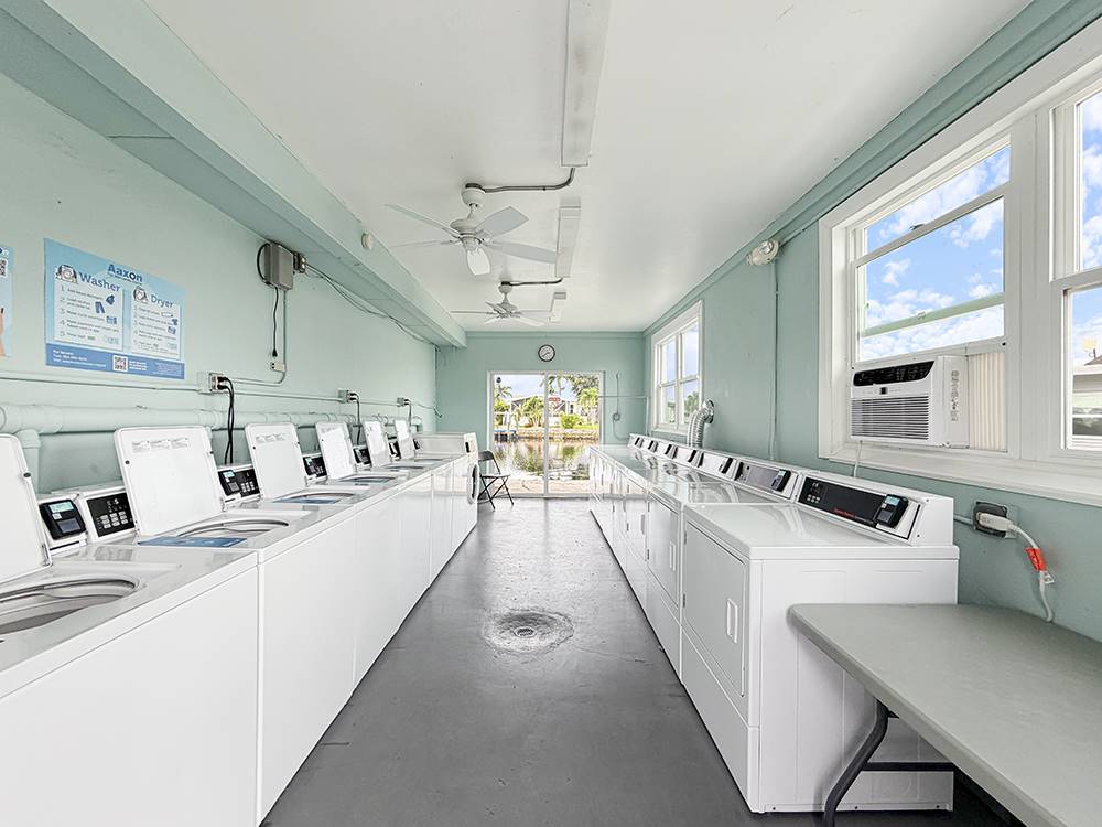 Washers and dryers in the laundry room