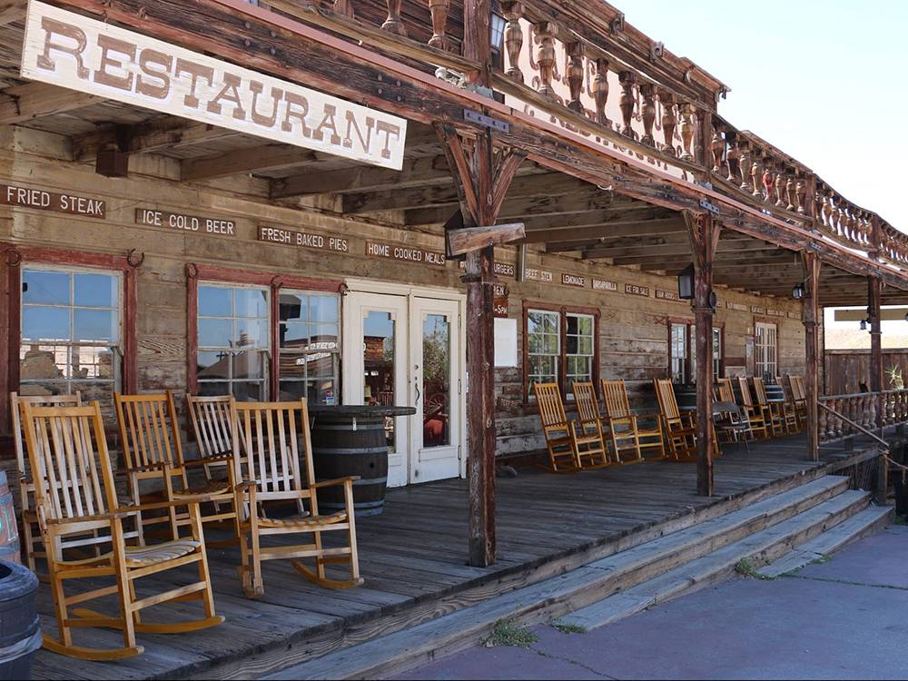 Front view of the restaurant