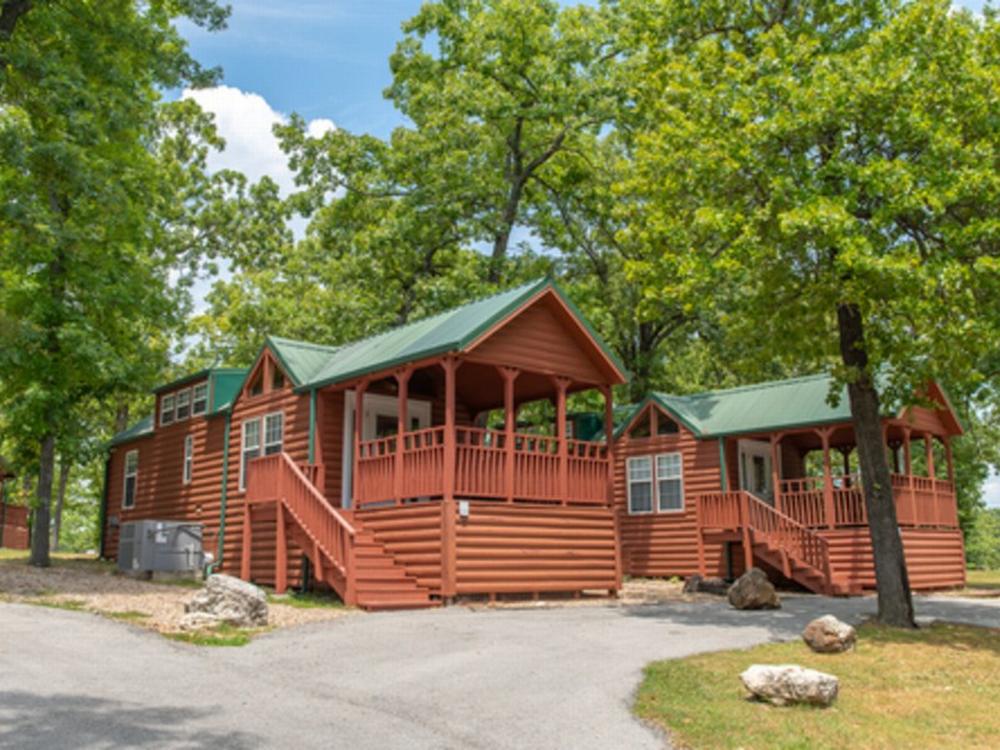 Cabin's at site Port Of Kimberling Resort & Campground