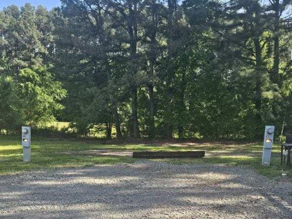 Well shaded full hookup site at BOBCAT CROSSING RV COMMUNITY