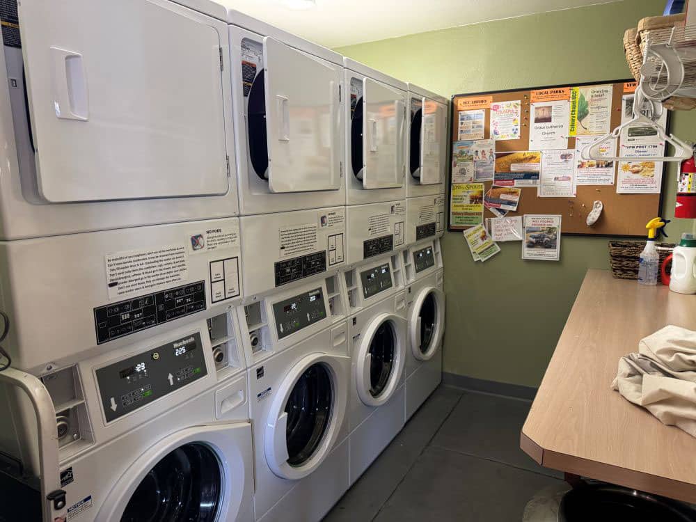 Washers and dryers in the laundry room