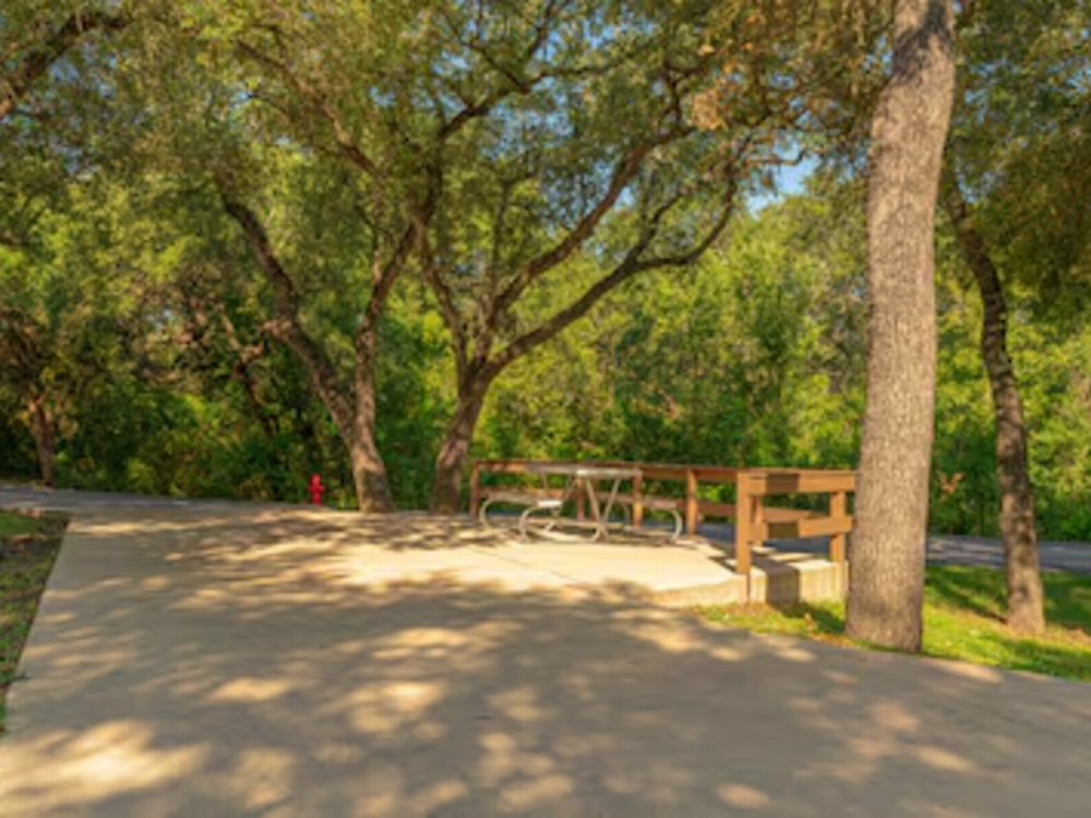 Fire pit at Sun Retreats San Antonio West