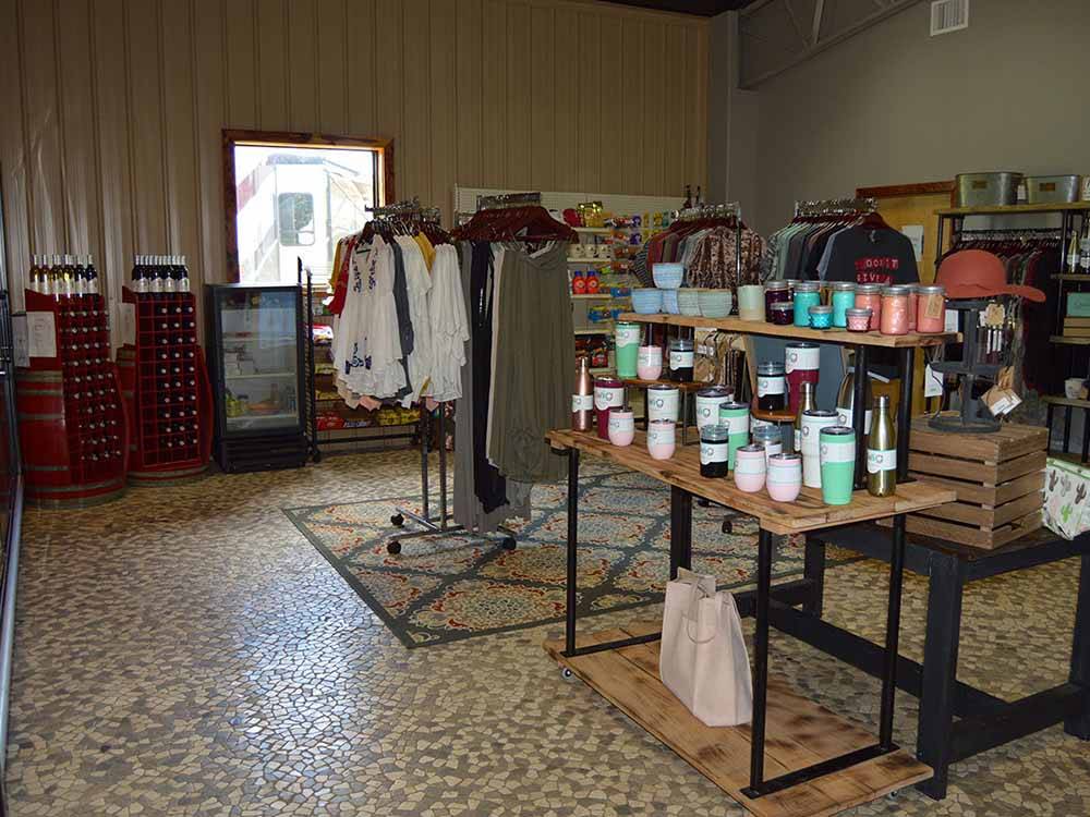 Inside of the general store at BUSHMAN'S RV PARK