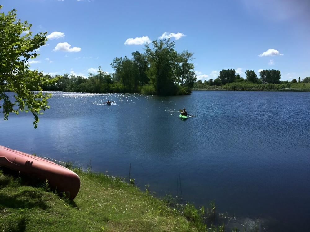 Lake view at site Crystal Springs RV Resort