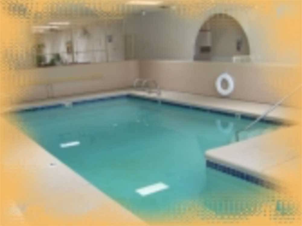 The indoor pool