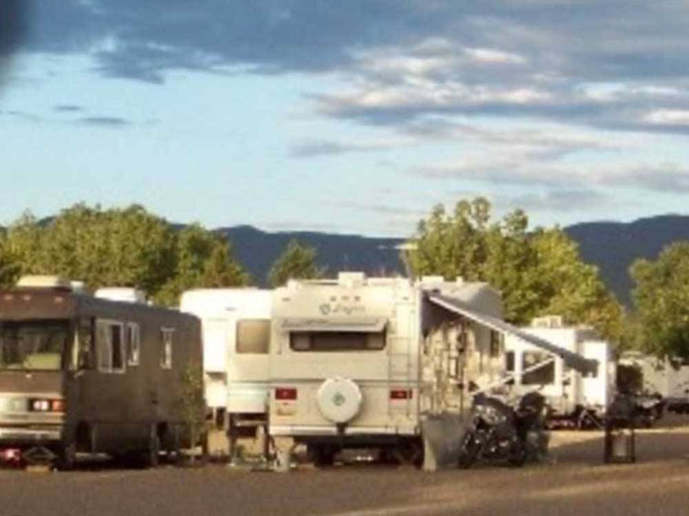 Travel trailer with awning