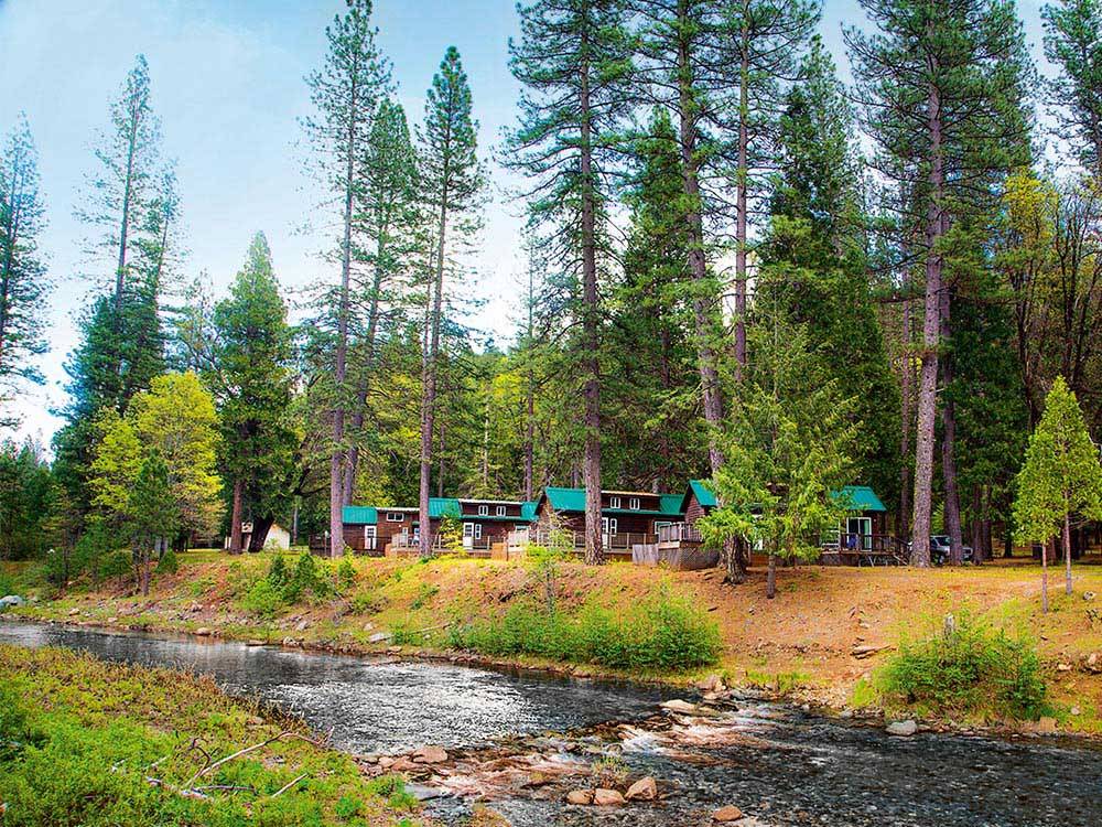 Lodging on the river at THOUSAND TRAILS YOSEMITE LAKES