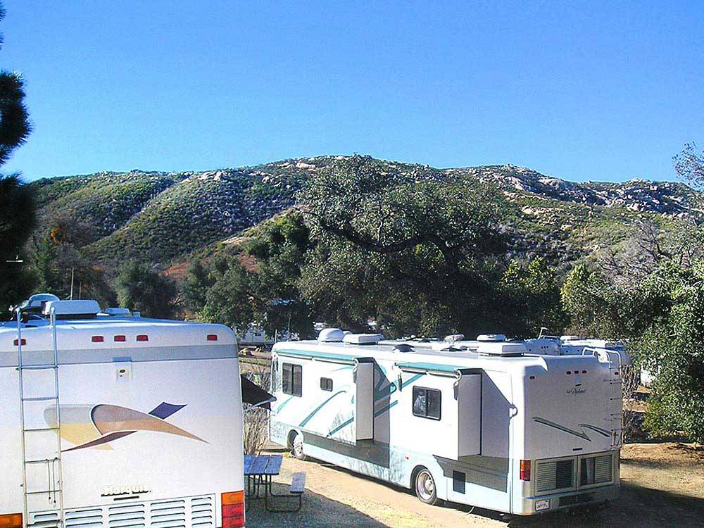 RVs camping  at THOUSAND TRAILS OAKZANITA SPRINGS