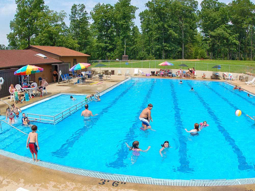 Kids swimming in pool at THOUSAND TRAILS LYNCHBURG