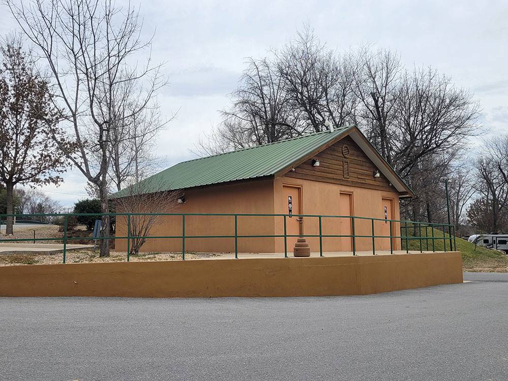 A building on the property