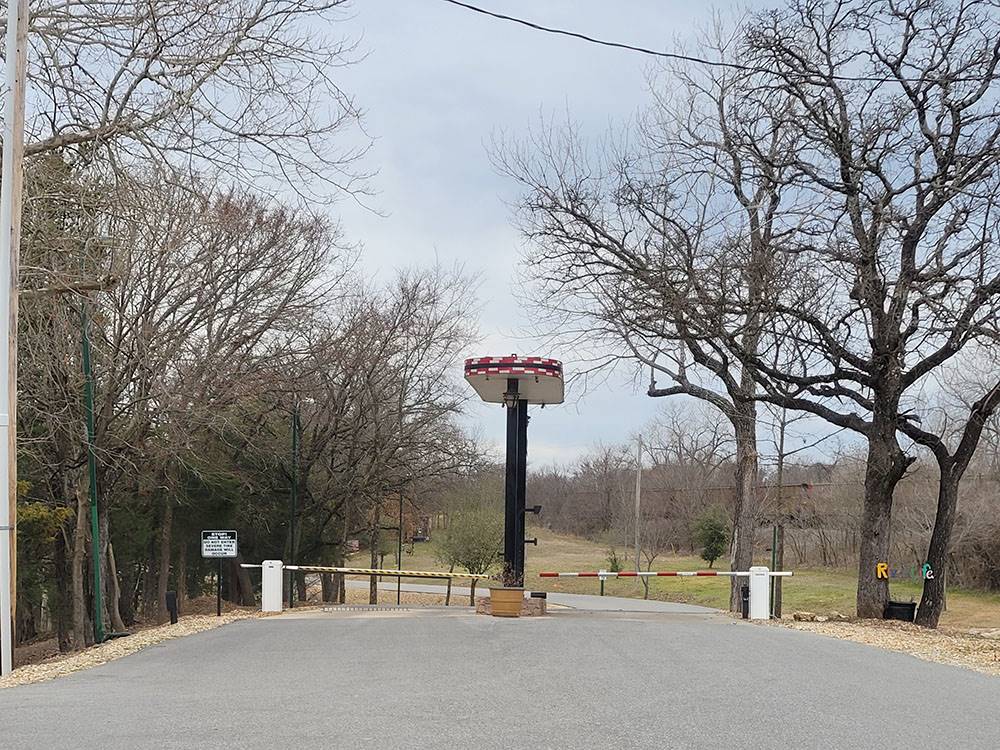 The entrance