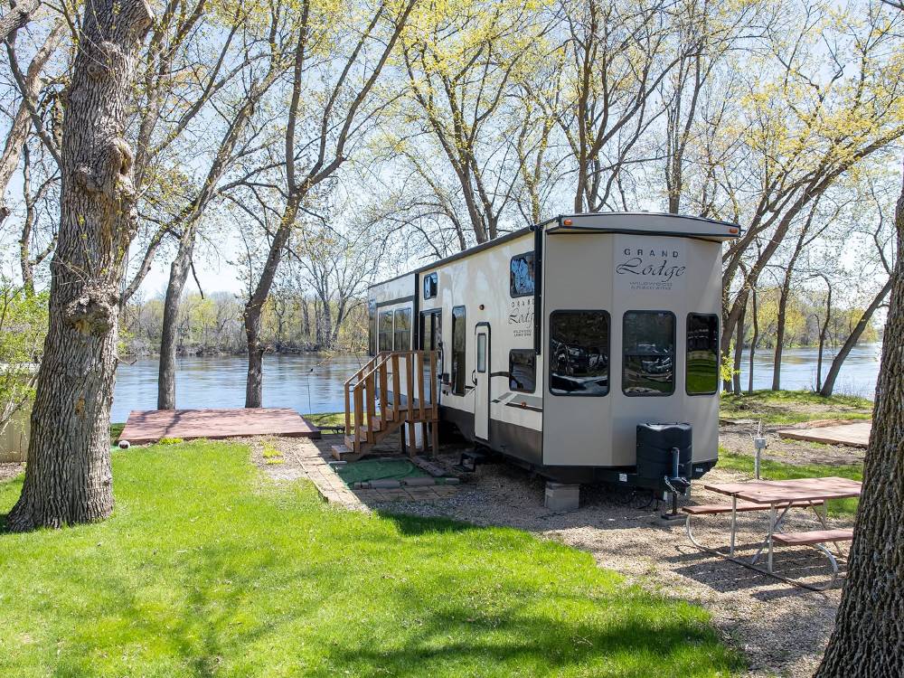RV sites on black top pad