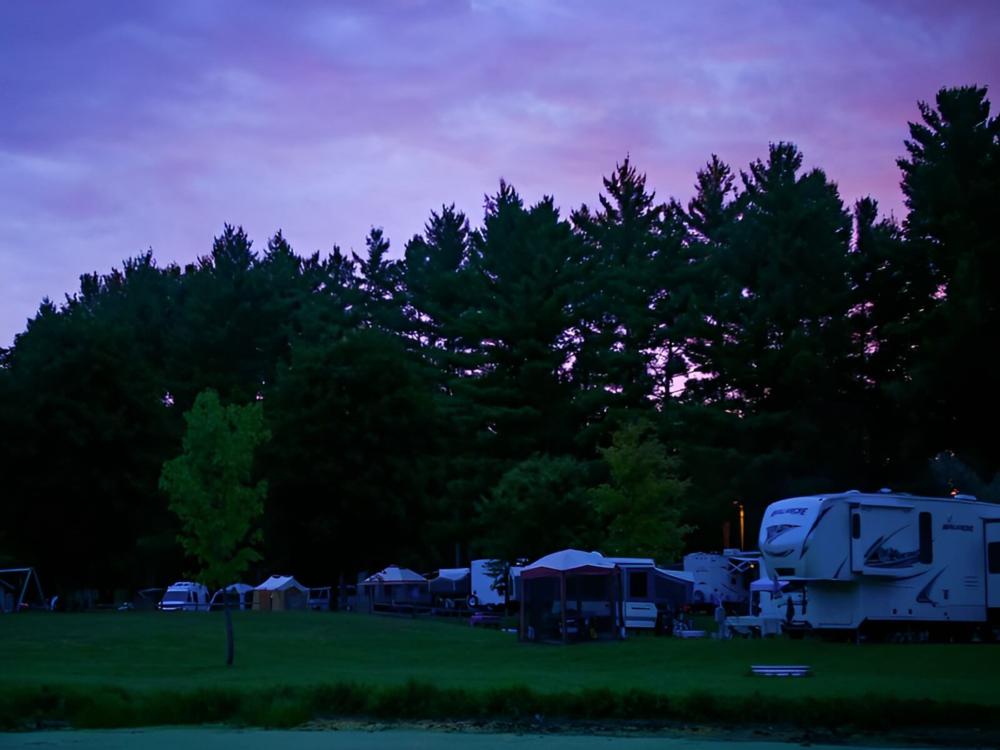 RV's parked at site CranHill Ranch Family Campground