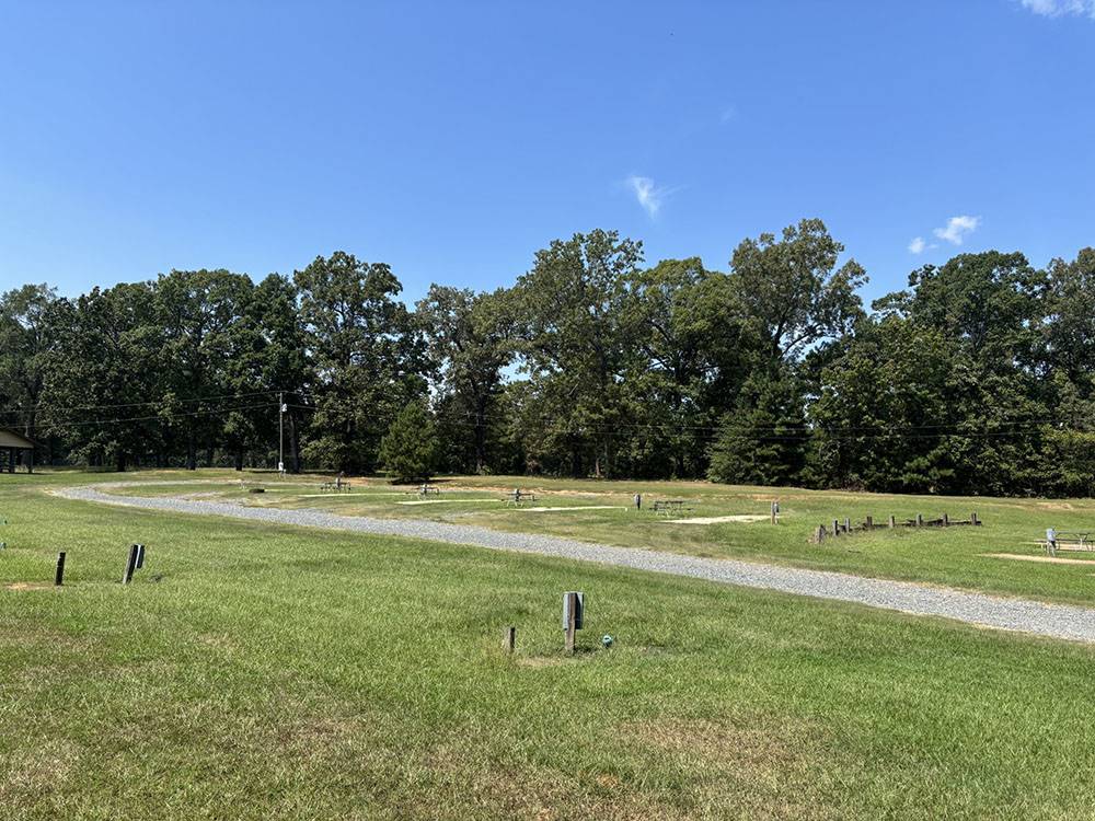 Grass sites with hookups