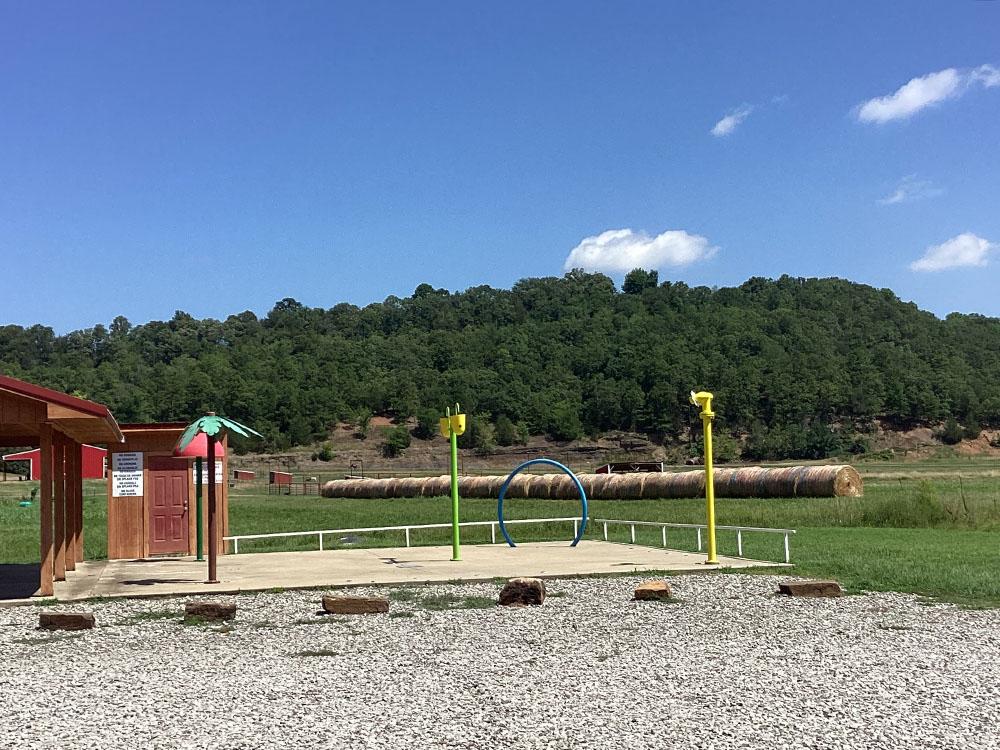 Water play area at LONG LAKE RESORT & RV PARK