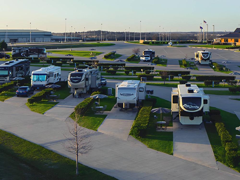 Aerial view of sites at Stuckey's Travel Center & RV Park