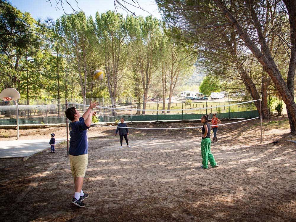 People playing volleyball at THOUSAND TRAILS RANCHO OSO