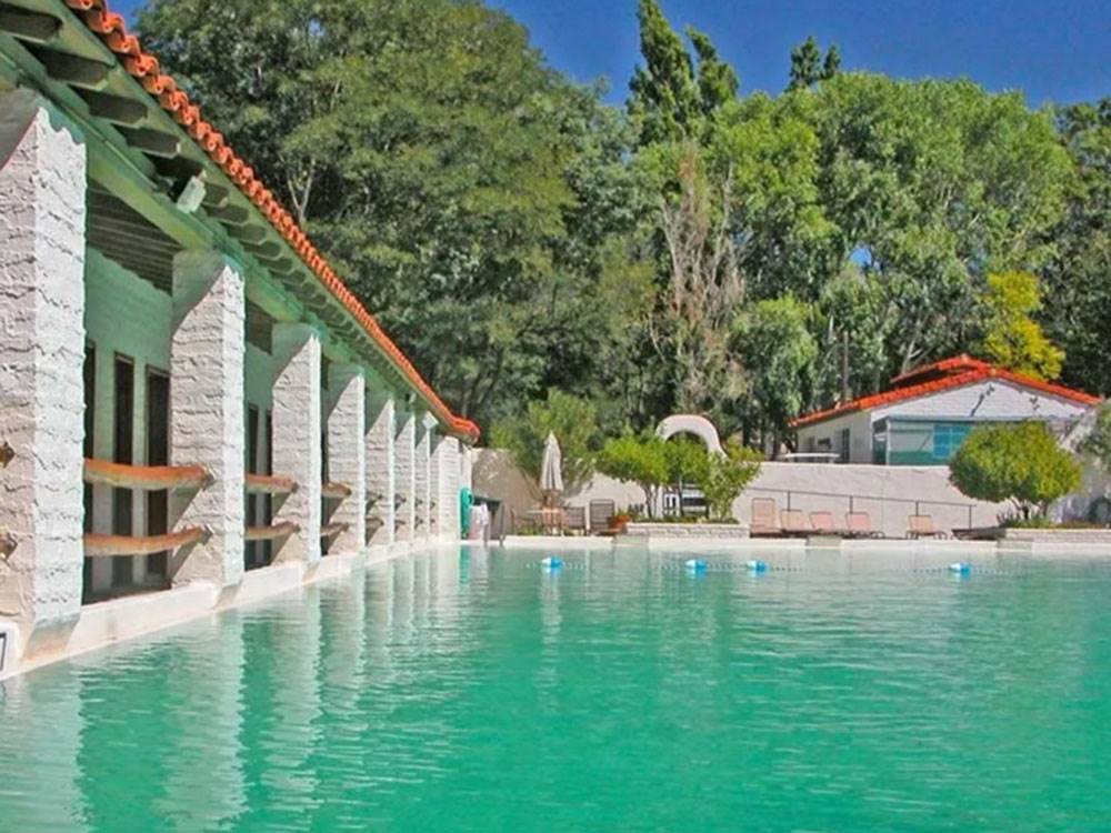 The spa pool at Warner Springs nearby
