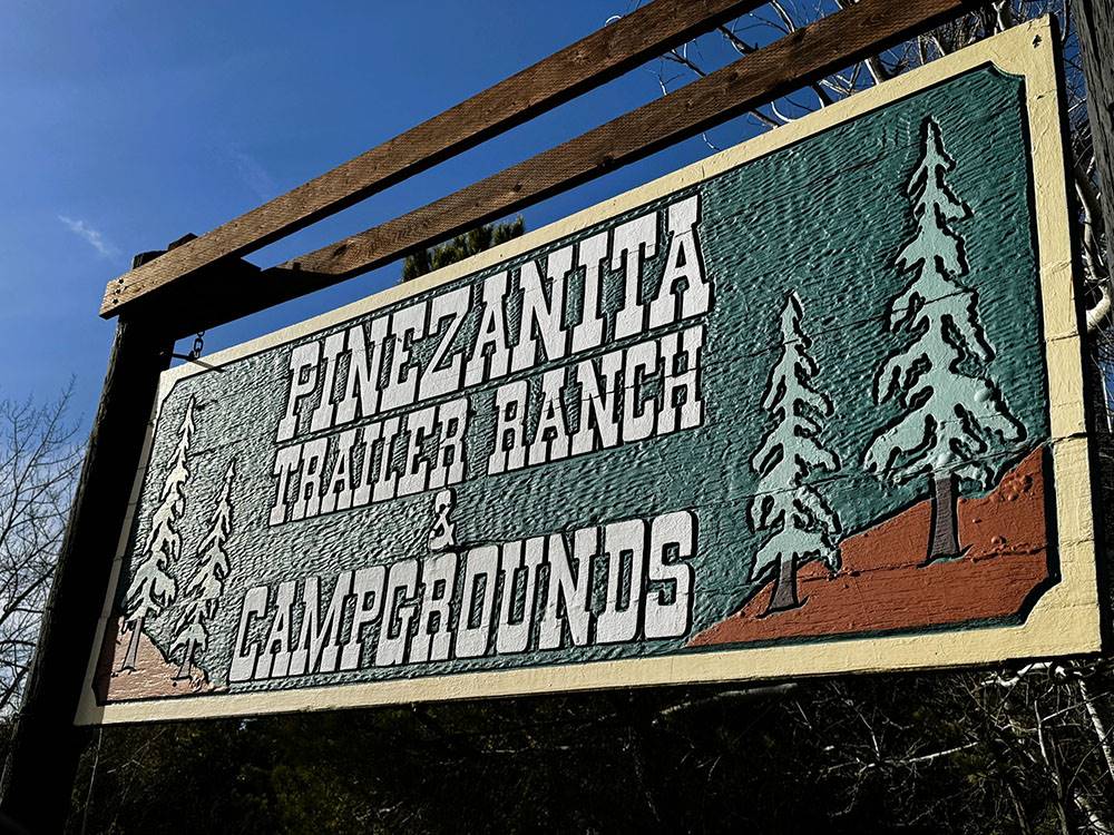 Campground sign