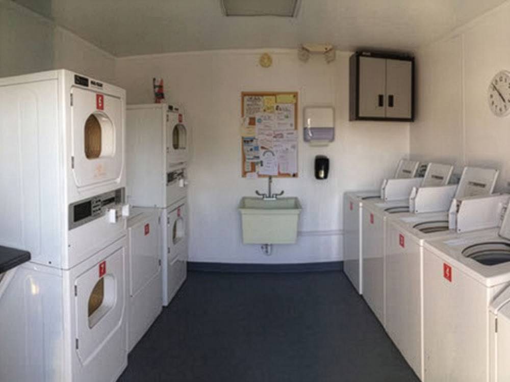Washers and dryers in the laundry room