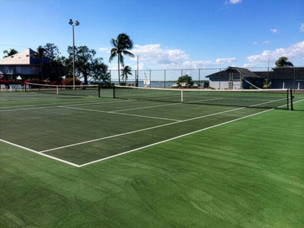 Tennis courts