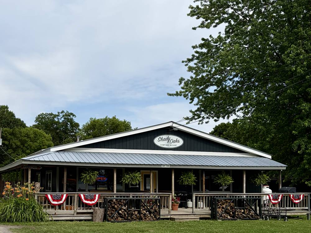 The park sign