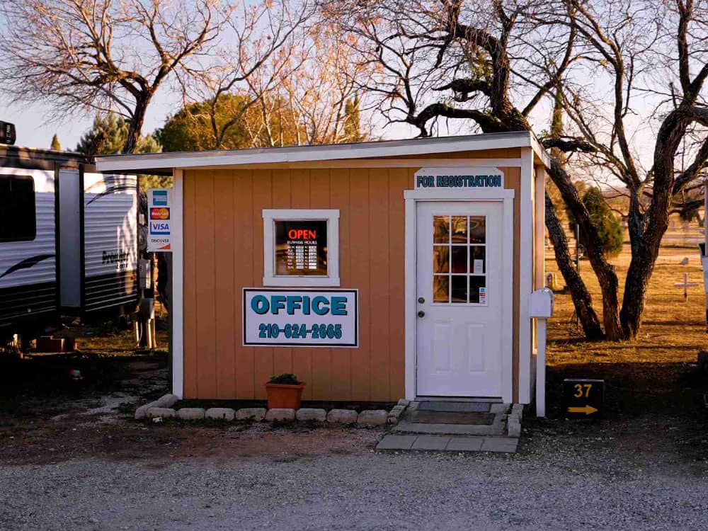 Campground office building