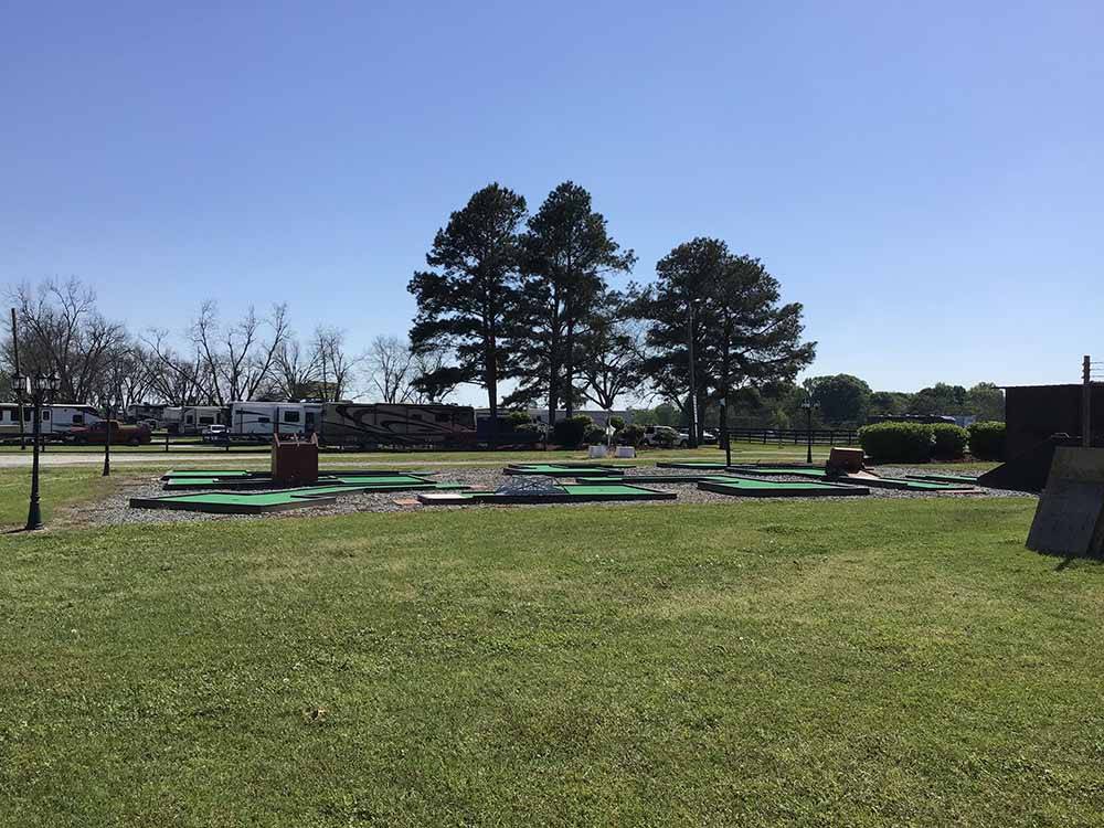 The miniature golf course at SOUTHERN TRAILS RV RESORT