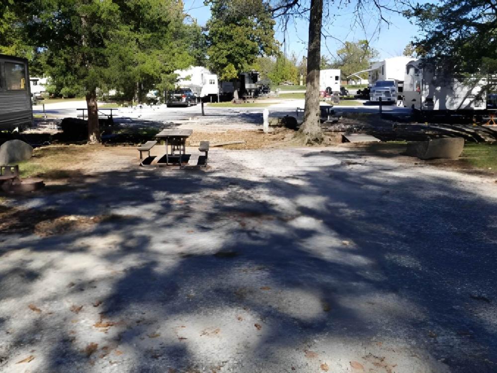 Gravel RV Sites at Gettysburg Battlefield Resort