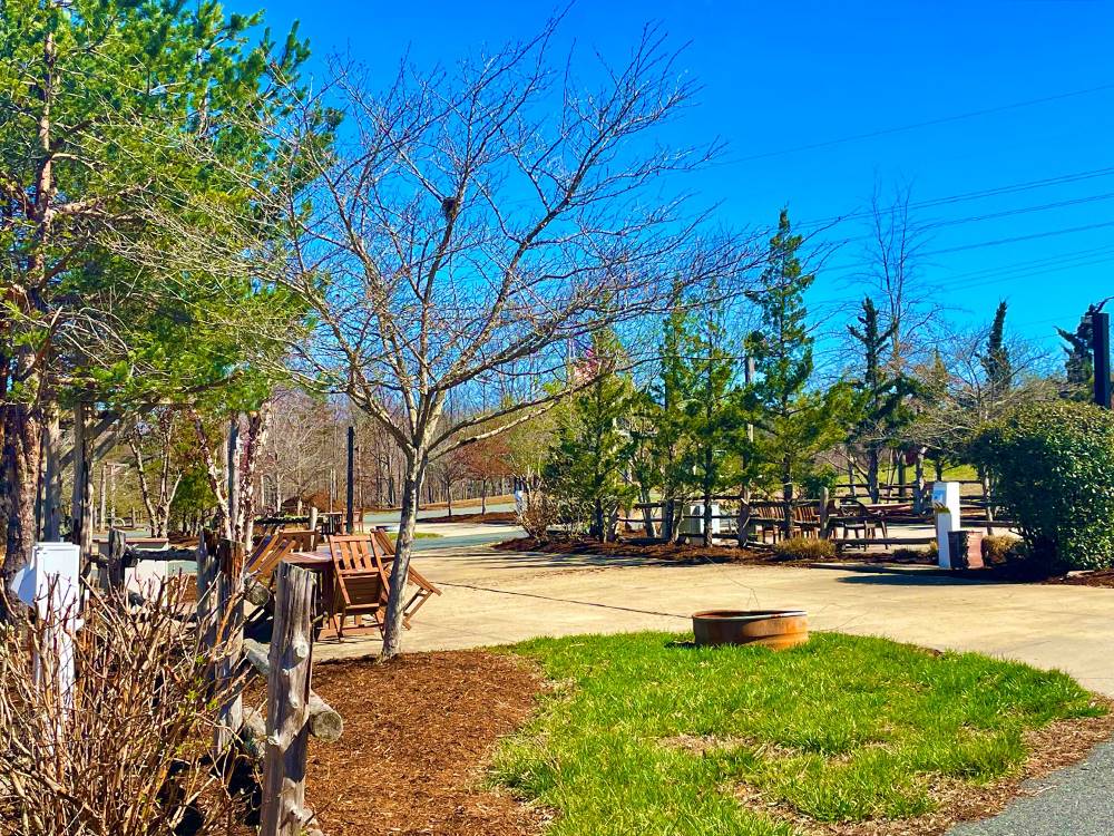 Outdoor seating area