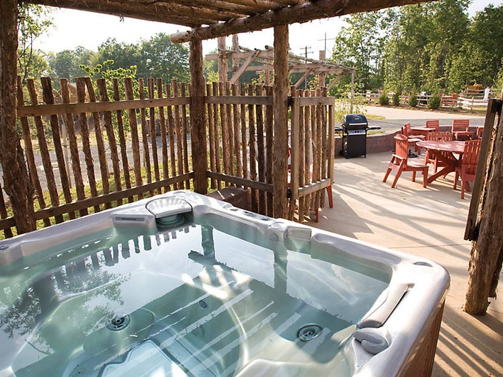 Covered spa