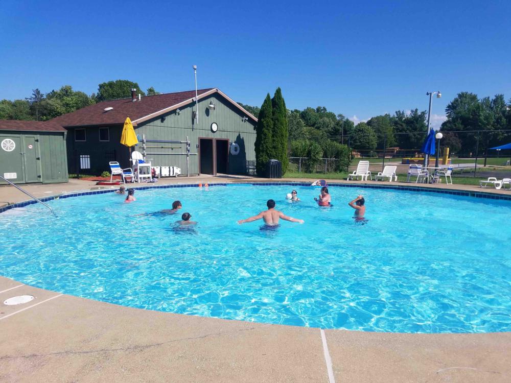 Pool Area at Andover/Pymatuning Lake KOA
