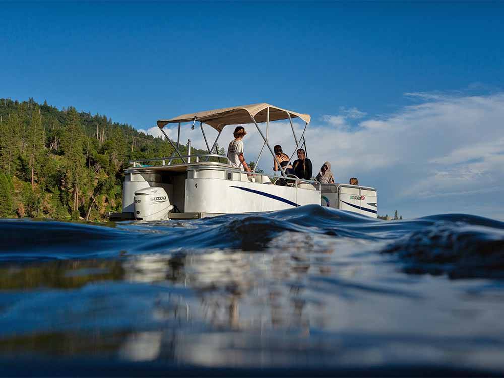 A group of people on a boat at OUTDOORSY YOSEMITE