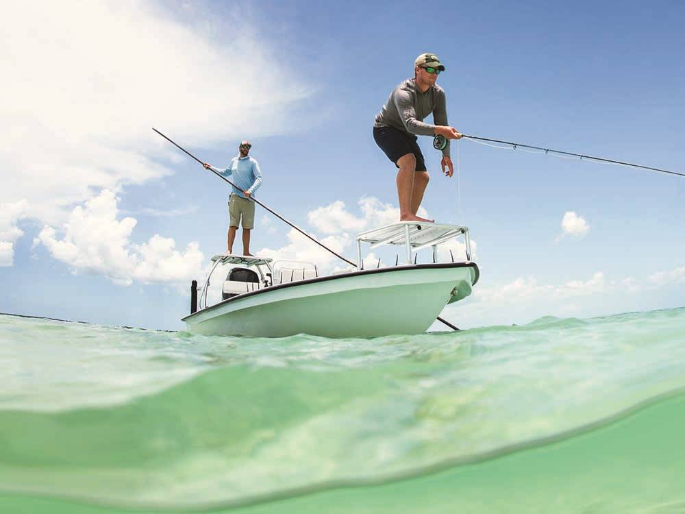 Two men fishing nearby at BIG PINE KEY & FLORIDA LOWER KEYS