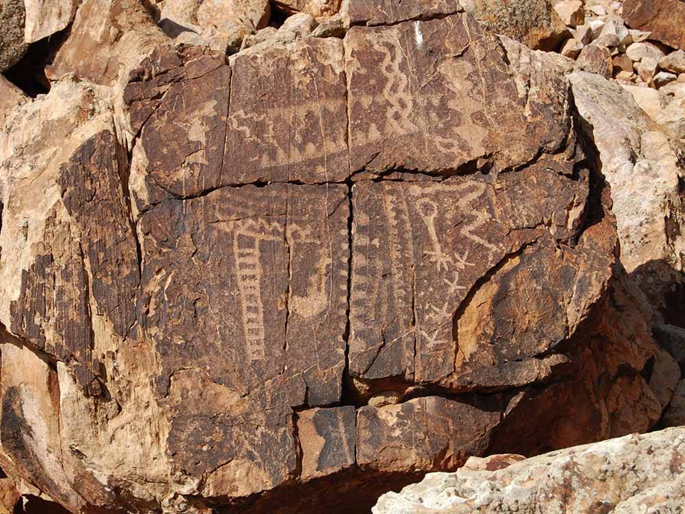 Parowan Gap petroglyphs nearby at PICKETTS RV PARK