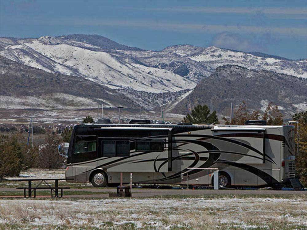 RV at campsite