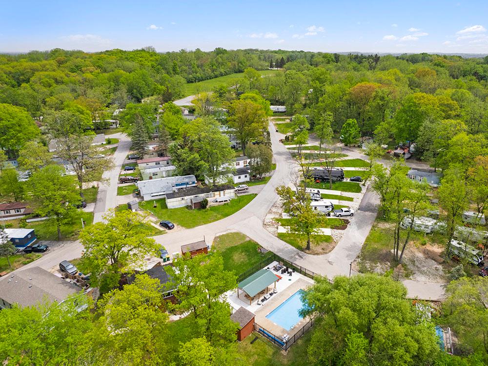 Aerial view at COACHMAN'S TERRACE RV PARK