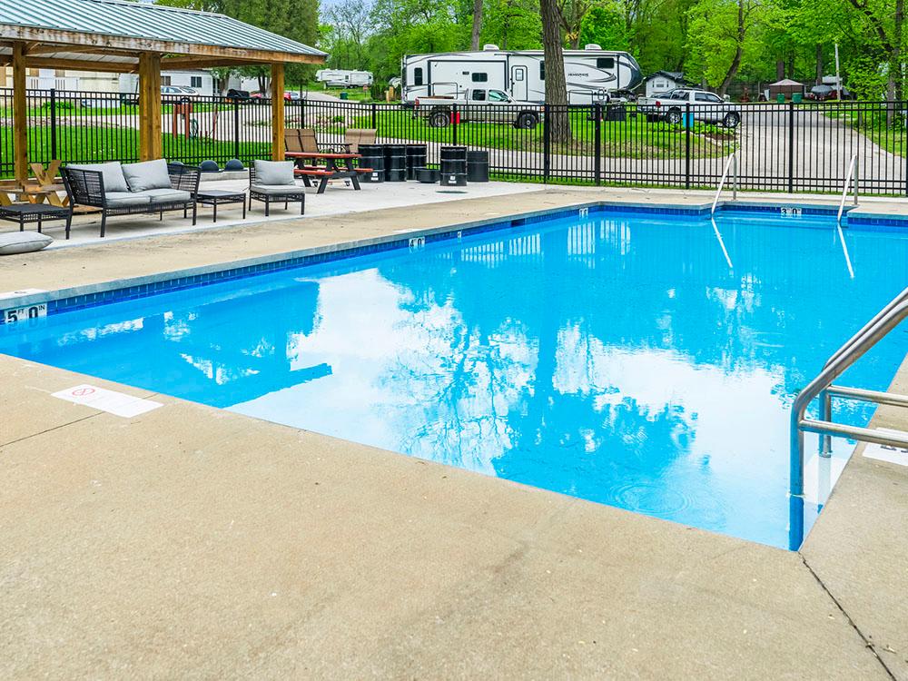 Pool area at COACHMAN'S TERRACE RV PARK