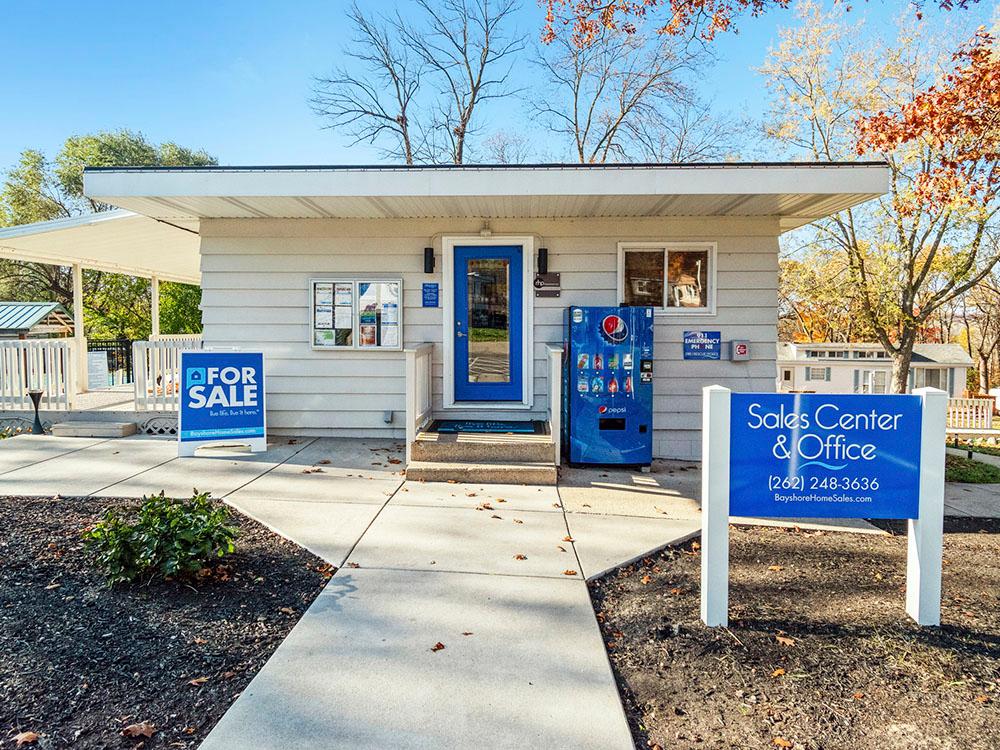 Entrance to office at COACHMAN'S TERRACE RV PARK