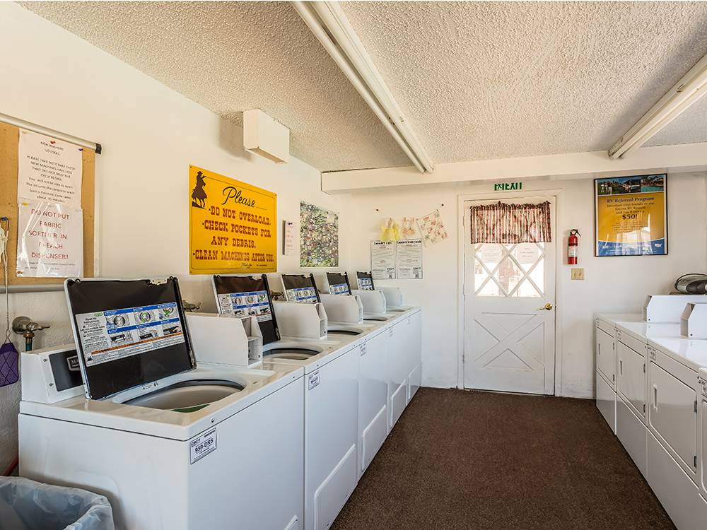 Washers and dryers in the laundry room at ENCORE VALLEY VISTA