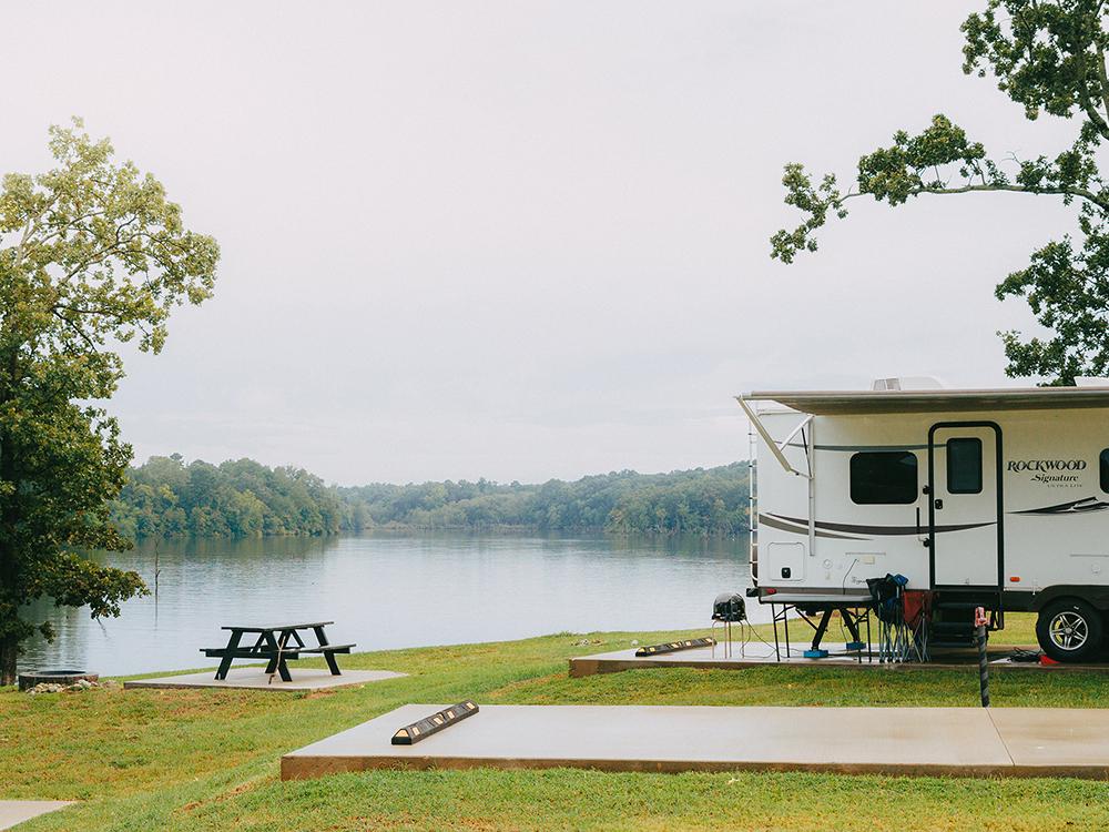 Lake view RV sites