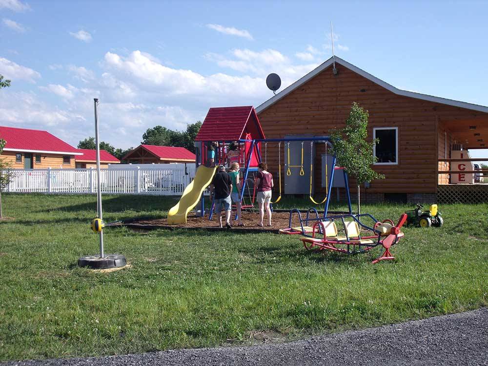 The playground equipment at SHENANDOAH VALLEY CAMPGROUNDS